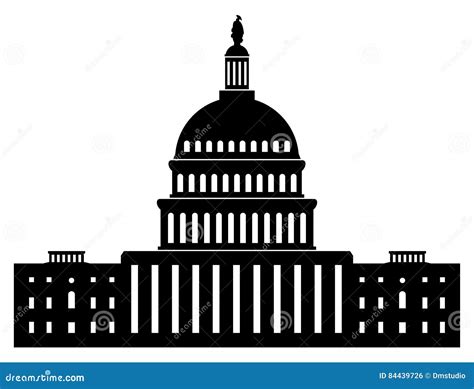 washington d.c. clipart|dc capitol black and white graphic.